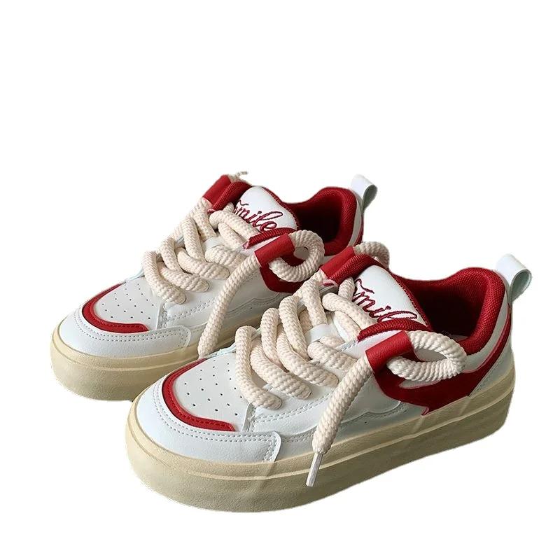 Zapatillas  Woman Sneakers Student Shoes Low Top Female Shoes Casual Shoes Round Toe Flat Bottom Ladies Women Tenis 2024