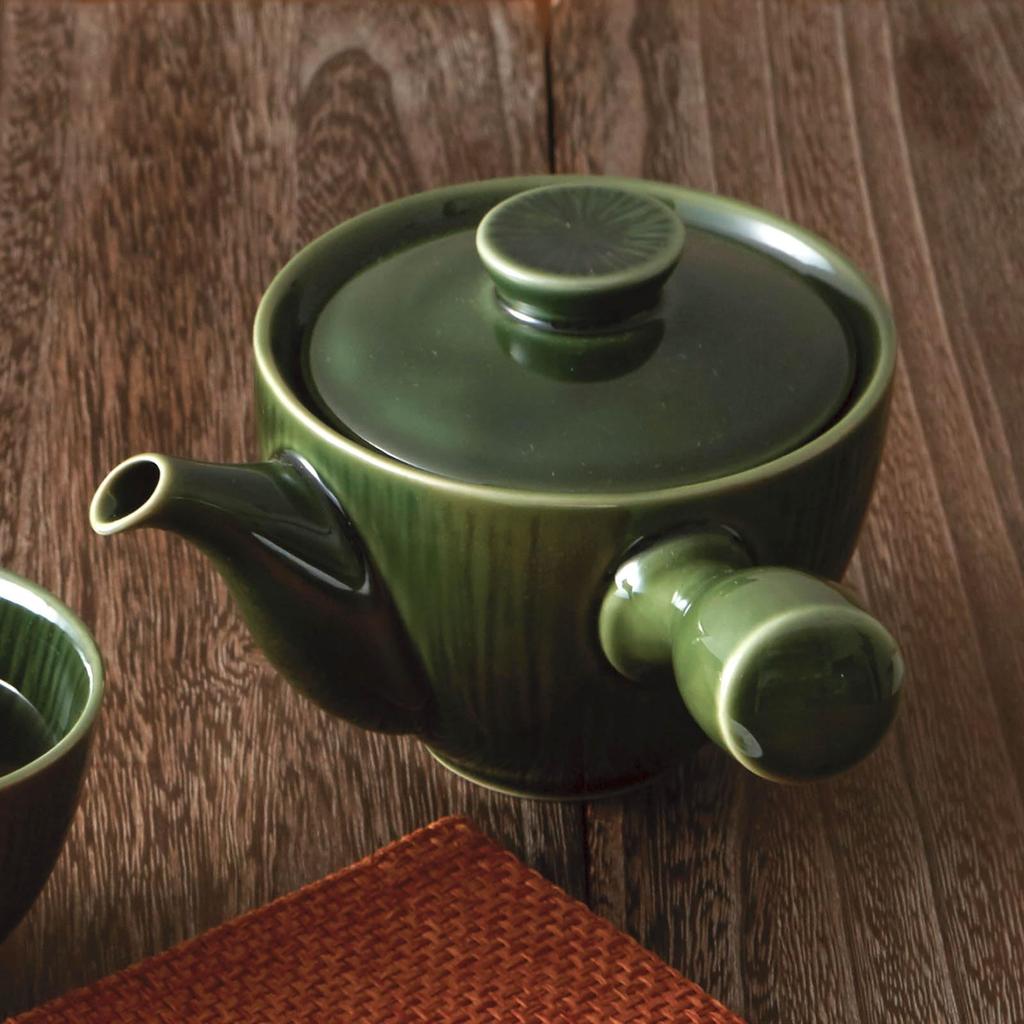 Mino ware Miyama teapot with a tea approximately 400ml microwave and dishwasher crease made in product number narrow-bore strainer, capacity, safe,