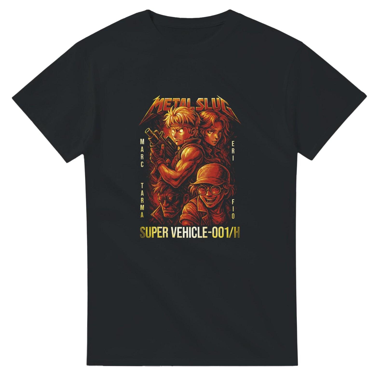 Metal Slug Squad Halftone Heavyweight Unisex Crewneck T shirt | Gildan® 5000 2XL