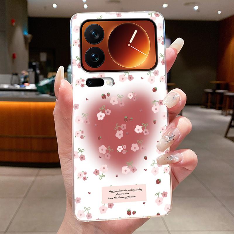 Casing For Xiaomi 17 Pro Max Mi 17 Pro Mi17 17Pro Phone Case Luxury Fashion Butterfly Flower Clear Soft TPU Silicone Back Cover