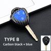 2/3/4Button Carbon Auto Key Fob Cover Case Fit For Toyota Auris Hilux Corolla Fortuner Prado Verso Camry Yaris Vitz Vios Ractis Rav4 208