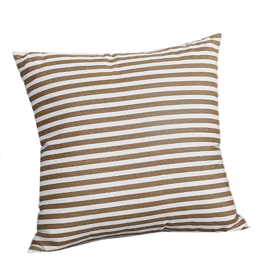 Fahion Stripe Throw Pillow Cases Cafe Sofa Cushion Cover Home Decor