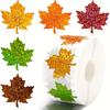 Holographic Laser Maple Leaf Graffiti Stickers In Five Unique Colors for Autumn,Thanksgiving Maple Leaf Decals,Festive Party