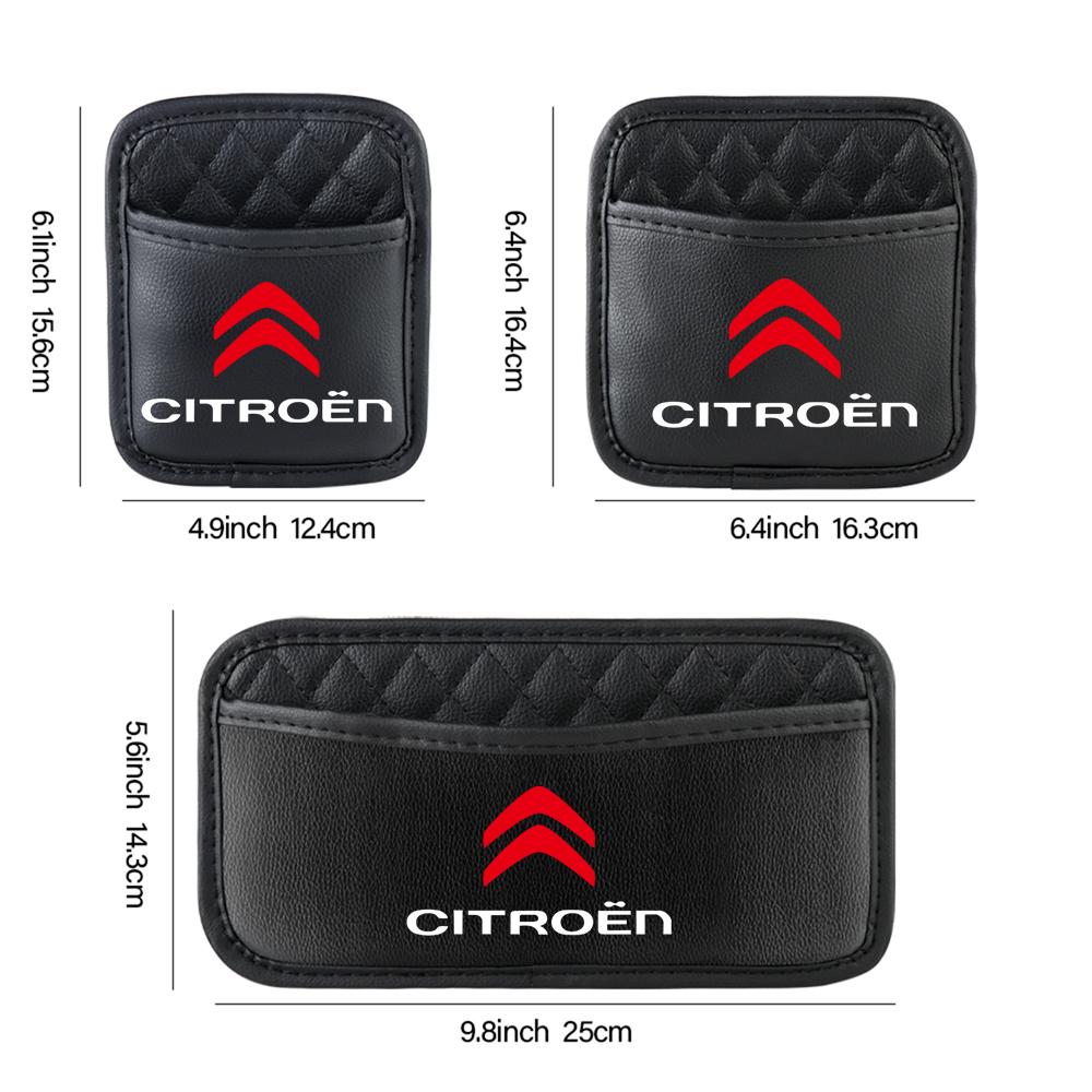 ADI1 1pcs Multifunction Car Storage Pocket Stowing Tidying Bags For Citroen C1 C2 C3 C4 C4L C5 C6 C7 C8 VTS C-ELYSEE Berlingo Xsara
