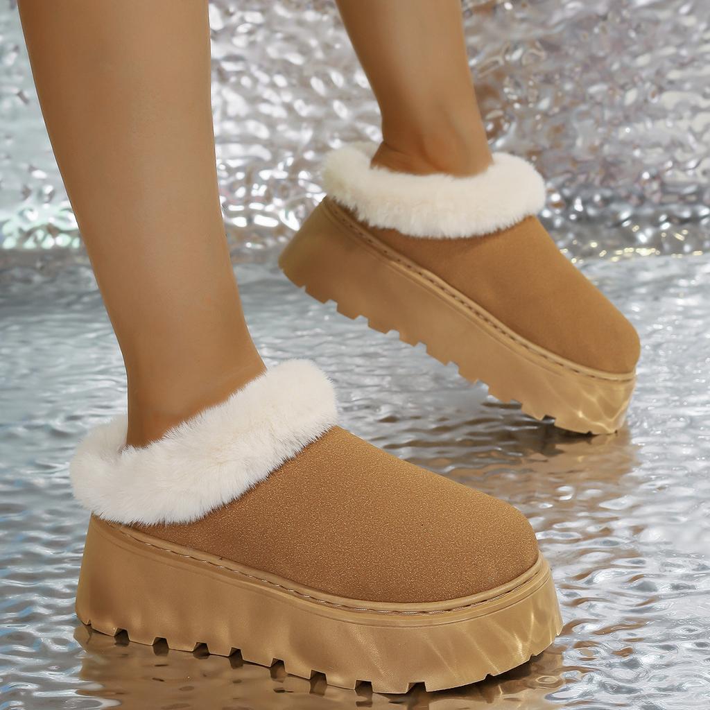 Fashionable Casual Indoor/Outdoor Size 42 Warm Cotton-Lined Snow Boots