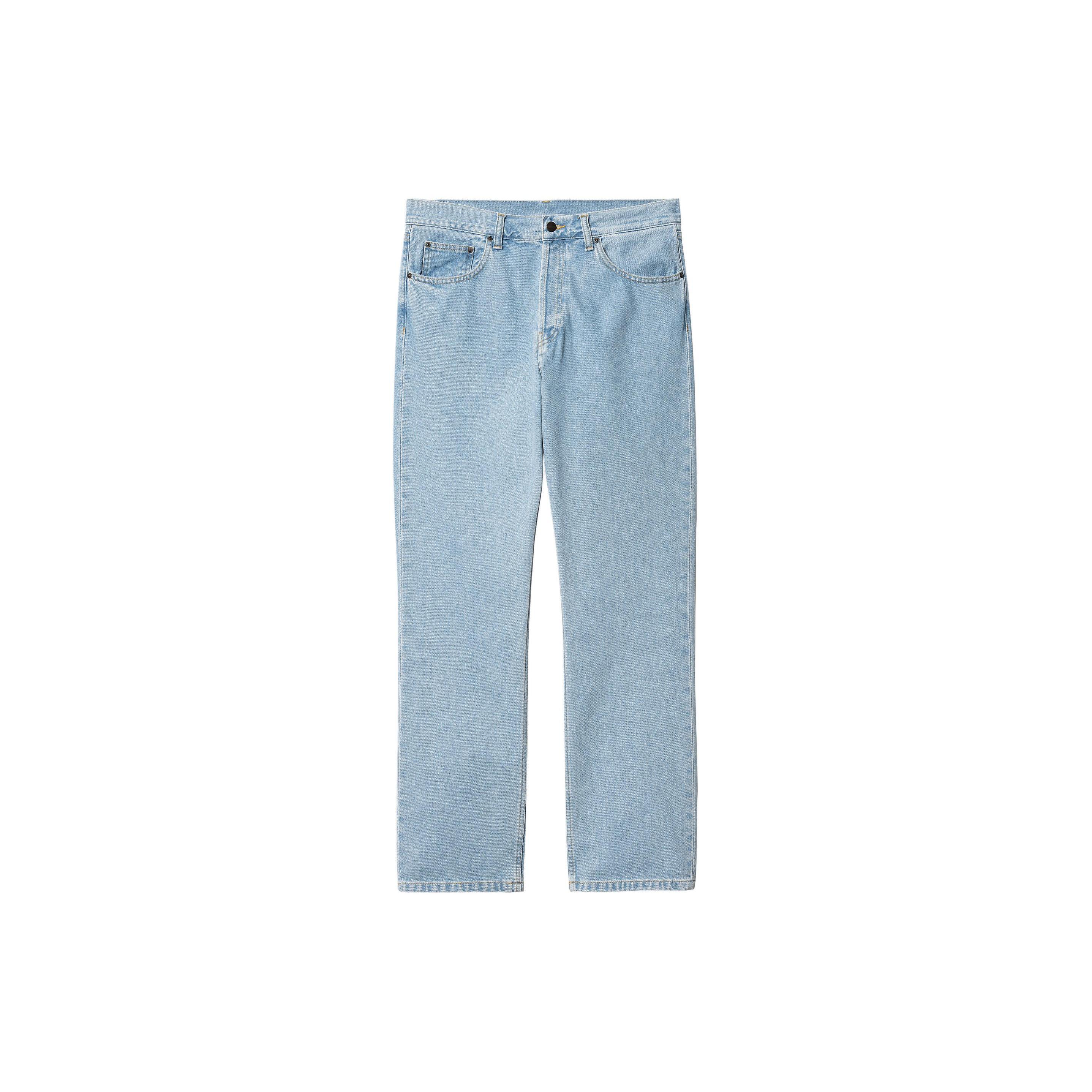 Carhartt WIP SS24 Nolan Hose Jeans Unisex Hellblau I033006-01-35 34/32 white