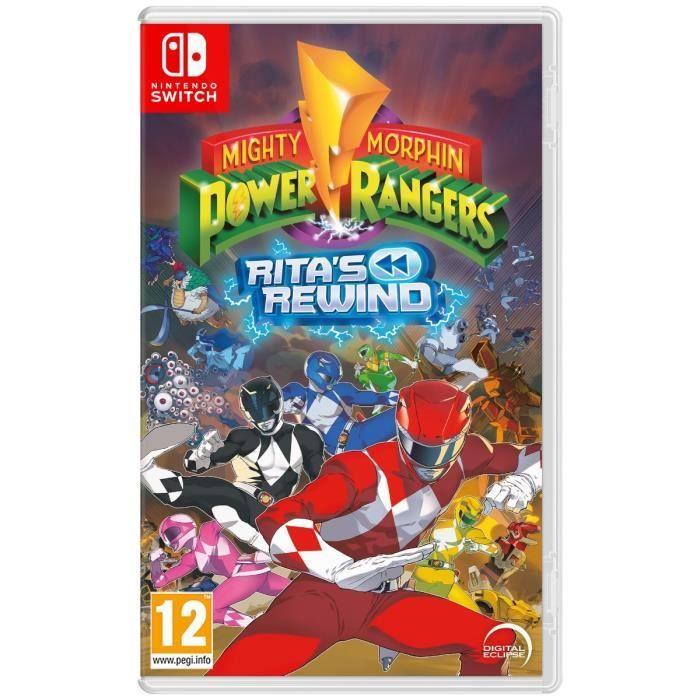 Videogioco - eclissi digitale - Mighty Morphin Power Rangers: rita's rewind - azione 2d - pixel art - pegi 12+ chiaro