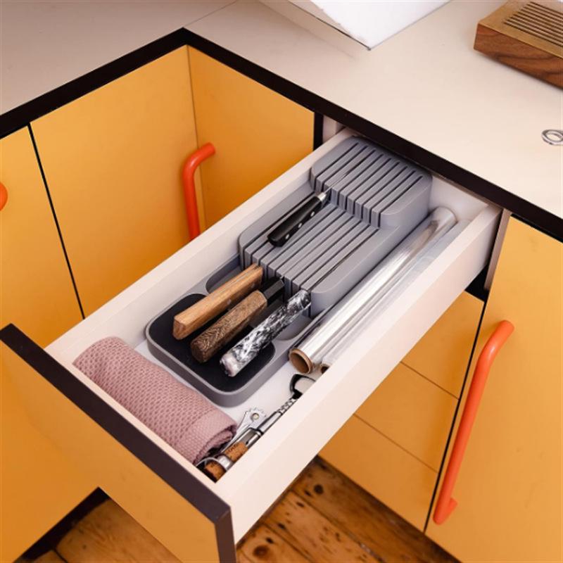 Compact Cross-border Knife & Cutlery Drawer Organizer