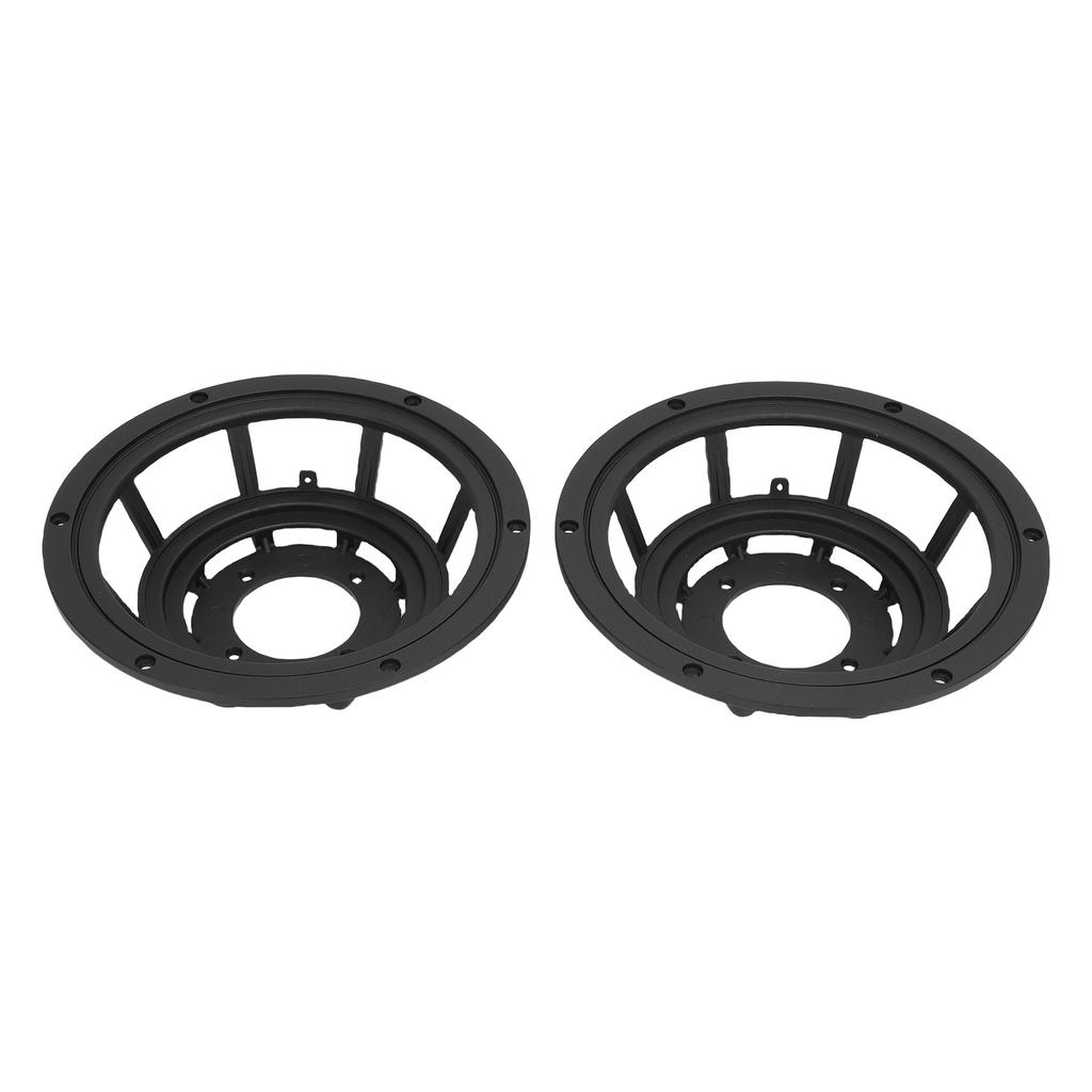 2 Stück Lautsprecher-Körbe Woofer-Rahmen Gussaluminium Lautsprecher-Körbe DIY-Teile für Subwoofer PA DJ-Lautsprecher Außen