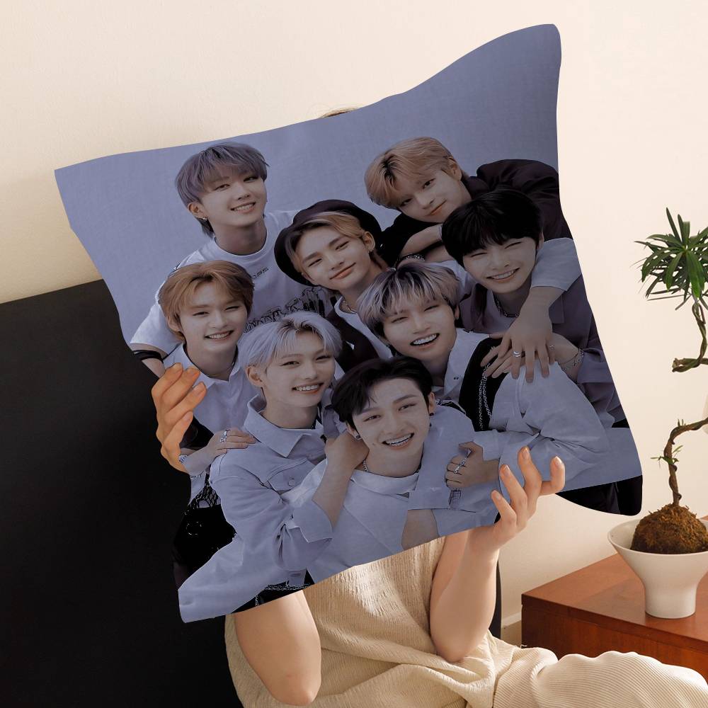 Kpop SStray KKids Personalized Pillow Cover Kids Bedroom Wild Party Decor Pillowcase kid Birthday shower Gift