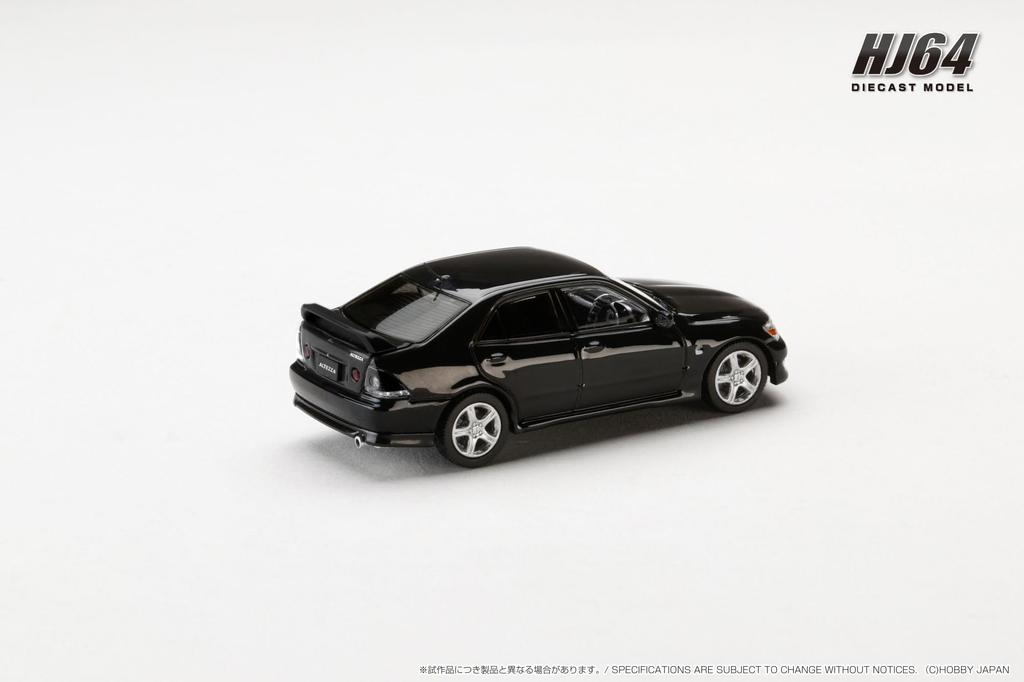 Maßstab 1/64 Toyota Altezza RS200 (E10) 1998 mit Originaloptionen, schwarz