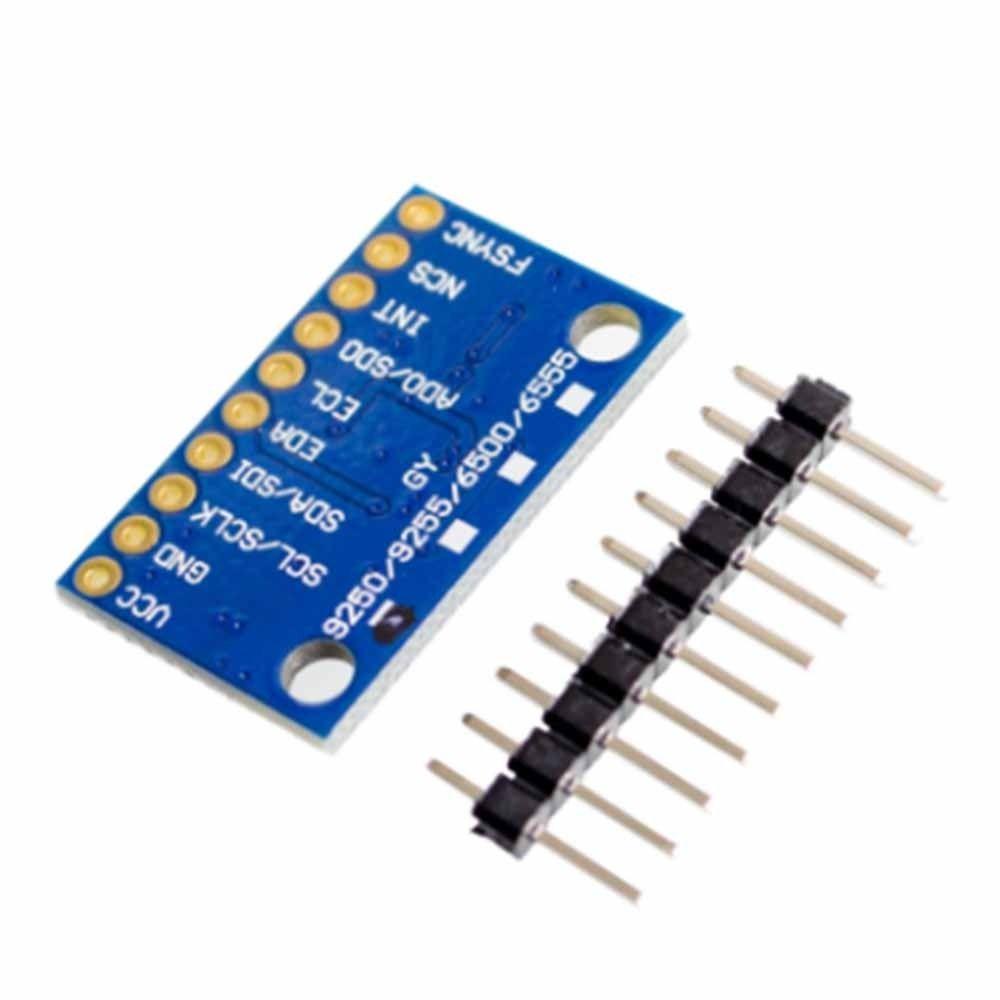 

Blue Gyro+Accelerator Sensor Module 3~5V MPU9250 GY-9250 Durable 9 DOF 9-Axis Attitude DIY