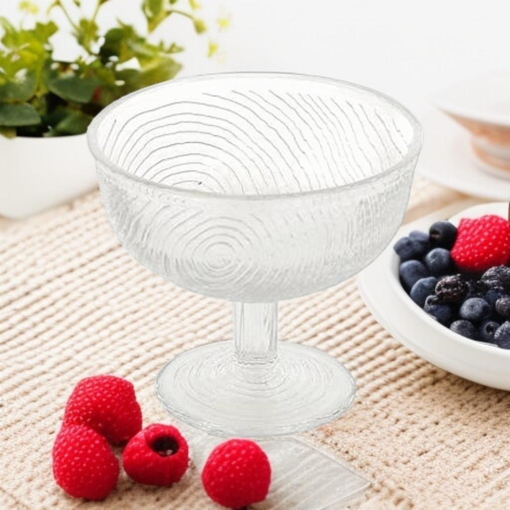 300ML GLASS CUP FOR ICE CREAM DESSERT SALAD BOWL FOR DESSERTS Glass CRYSTAL
