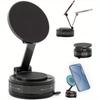 Magnetic Phone Holder, Upgraded Aluminum Alloy, 360° Rotatable & Foldable Design with Vacuum Suction Cup