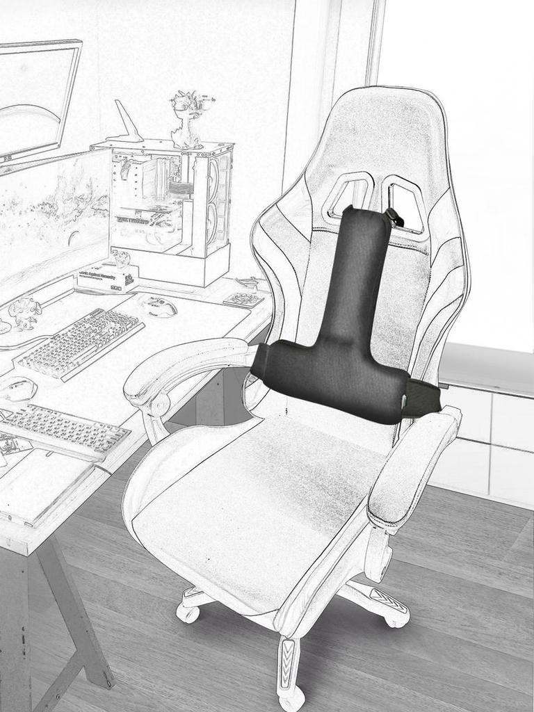 Ekkoseat Cuscino lombare, a forma di T