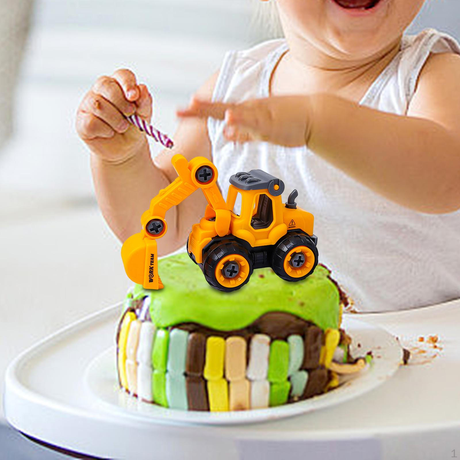 

Cake Decoration, Construction Site Toy, Technical Vehicle Model for Easter large excavator