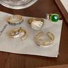 1 Pezzo Anello Colorato Smalto Design per Donne Sofisticato Minimalista Lusso Statement Moda Fascia