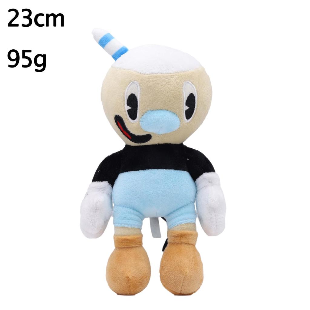 Cuphead Red & Blue Plush Toy Doll