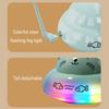 Electric Cat Interactive Toy with Feather Bell Automatic Moving Cat Teaser Boredom Toy Indoor Cats Enrichment Toy with Music Light