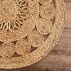 Rug Design Round Jute Carpet Handmade 100% Natural Area Floor Mat Room Rug Round