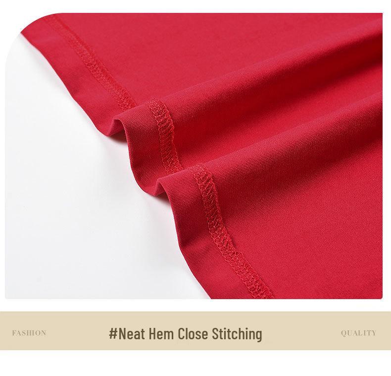 Červená sada pyžam pro páry: Viskózová bavlna, Dlouhý rukáv a kalhoty, Slavnostní domácí oblečení na jaro a podzim