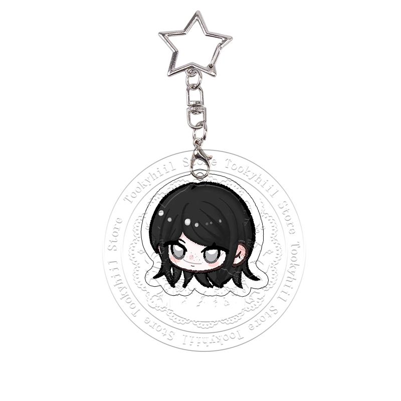 Danganronpa Acryl Schlüsselanhänger Toko Tsumiki Monokuma Exquisiter Schüler Anime Cartoon Taschenanhänger Chibi Dekor Zubehör Anhänger