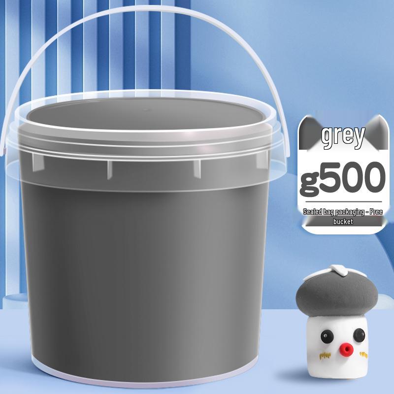 500-Piece Colored Clay Set: White Plasticine for Children, Odorless DIY Toys and Crafts