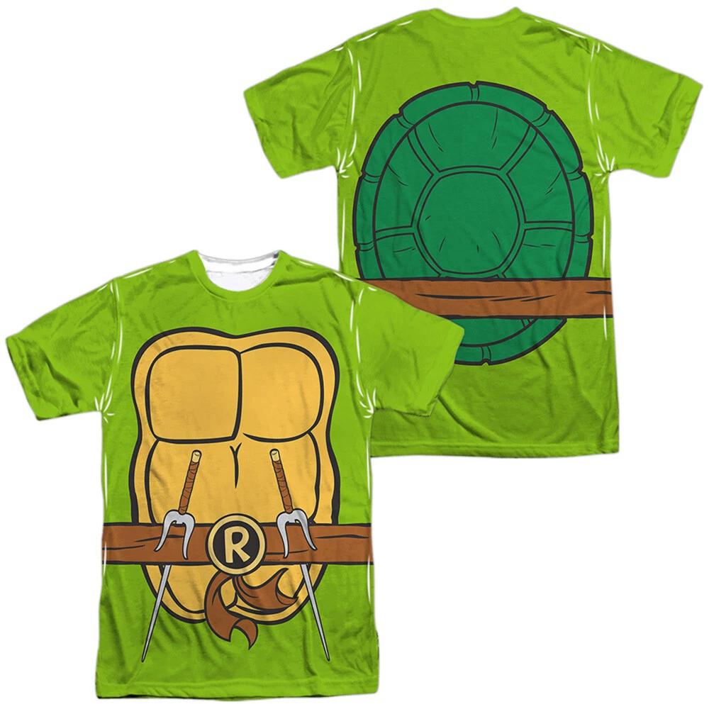 TFFnage Mutant Ninja Turtles Raphael Costume Double Sided T-Shirt M