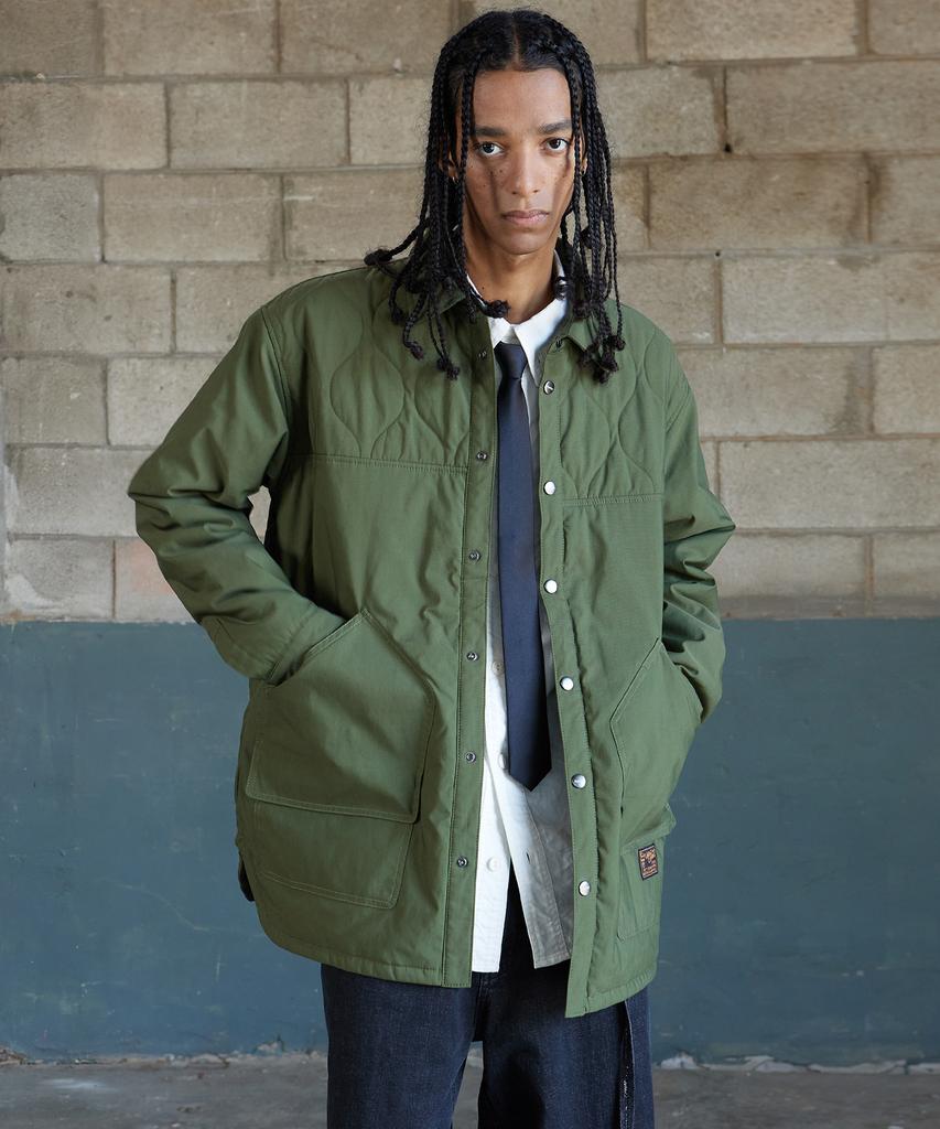 Magoodgan Shacket 5742 Quilted Cream Padded Jacket