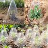 30Pcs Reusable Plant Protection Covers Transparent Mini Greenhouse Cloche for Garden Frost and Pest Control