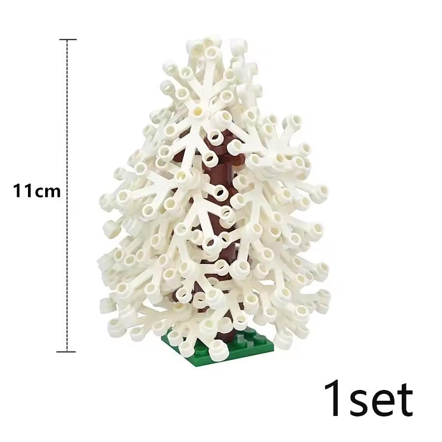 City Trees Cedar Building Blocks Redwood Block Toy Christmas Tree For Children Gifts Compatible Classic Brick Juguetes Kids Toys