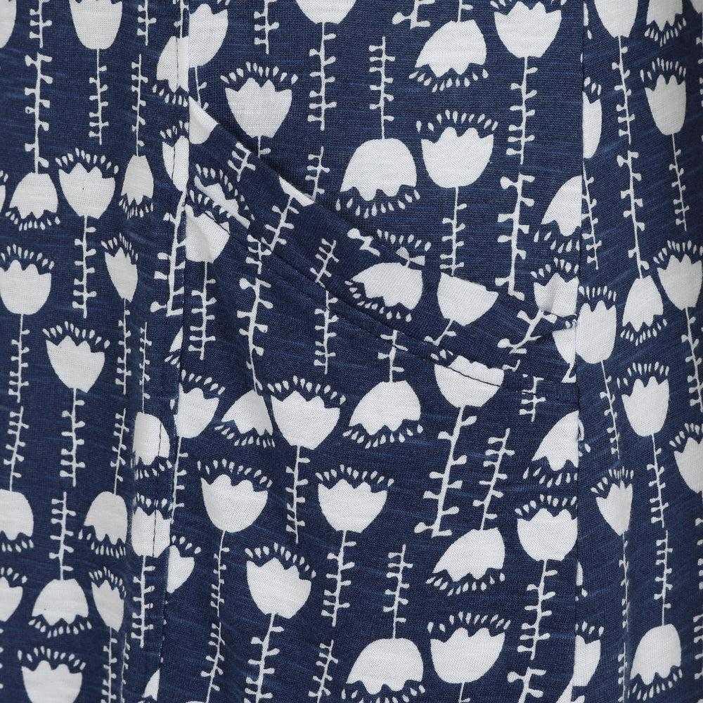 Lazy Jacks Womens/Ladies Seedling V Neck Short-Sleeved Dress