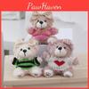 Delightful Plush Christmas Bear Keychain Perfect For Couples And Bag Charms