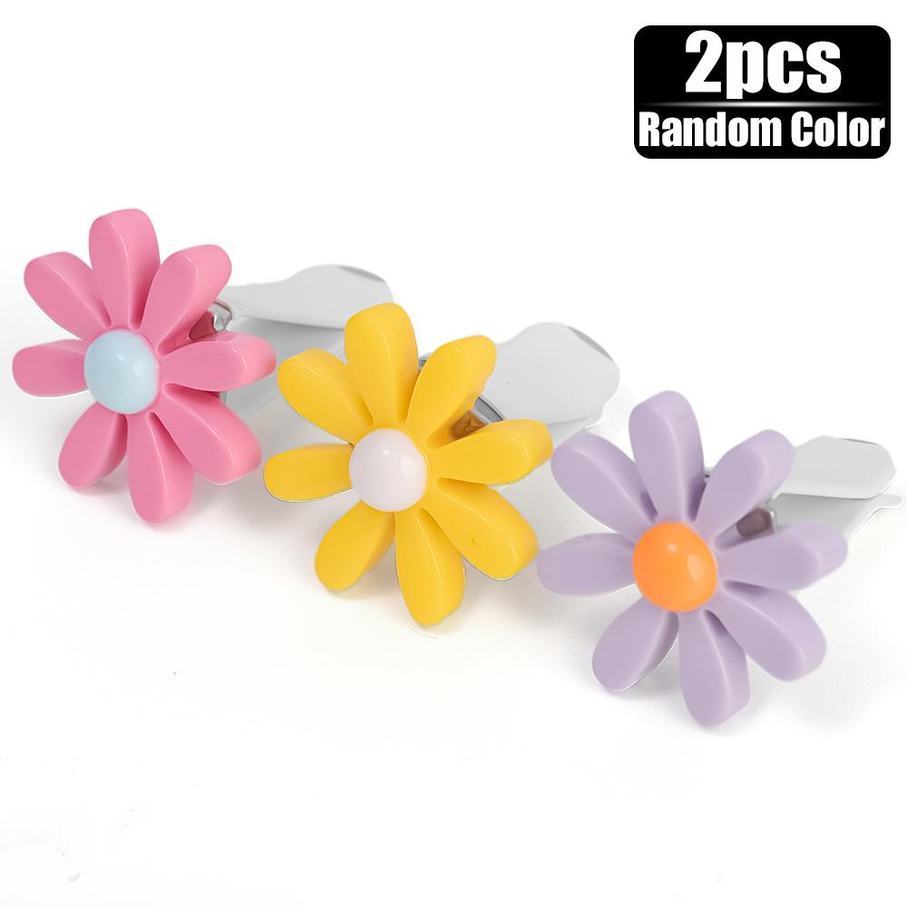 1/2/3/6pcs Car Air Outlet Perfume Clip Cute Mini Flower Aromatherapy Creative Car Interior Decoration Air Freshener Accessories