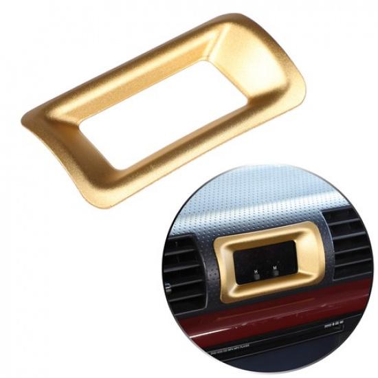 Yellow Aluminum Center Console Clock Bezel Trim For Toyota FJ Cruiser 2007-