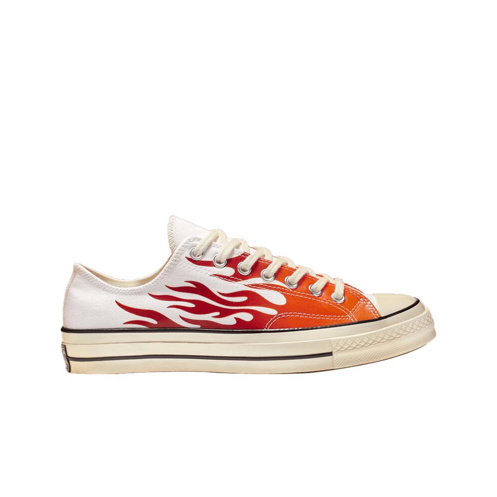 Converse Chuck 70 Ox Archive Print Flames White