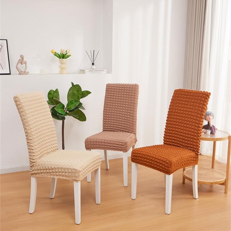 Dining Room Chair Covers Elastic Removable Washable Chair Covers for Kitchen Hotel Wedding Banquets Christmas Party