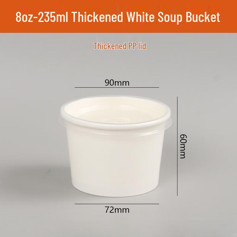 Disposable Kraft Paper Soup Containers