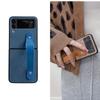 Lamb Pattern Leather Wristband Sticker Leather Folding Mobile Phone Case for Z Flip4/flip3/p50 Pocket