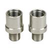 1 Pair Bicycles Pedal Extender Bike Pedal Spacer Extension Stainless Steel 9/16inch for Mountain Bike Road Bicycles