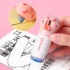 Cat Paw Privacy Protector Eraser Correction Fluid Thermal Paper with Knife Parcel Box Opener Home Anti Peep Identity Information