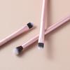 All-Aluminum Dual-Ended Eyeshadow & Highlighter Brush for Contouring