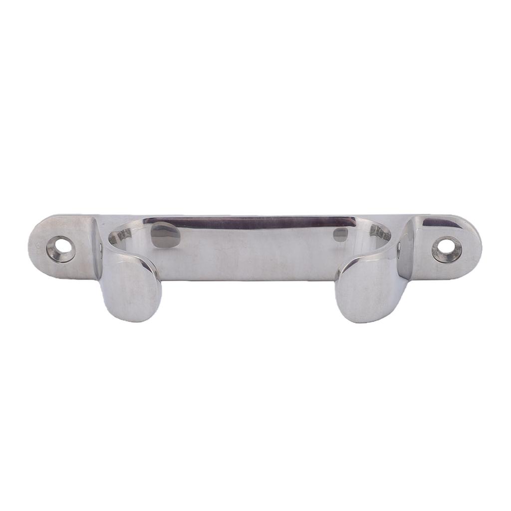 2PCS 6in Straight Bow Chock 316 Stainless Steel Mirror Polished Line Cleat Chock for Yacht