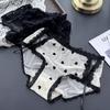 Women's Spring and Summer Personality Ribbon Hollow Mesh Lace Waist Underwear