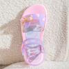 Jelly Color Girls Sandals Student Korean Princess Shoes Soft Bottom Beach Shoes Girls Flat Sandals for Children