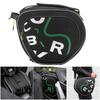 Sturdy Construction Motorcycle Storage Bag with 12L Capacity Double Closure Opening Accommodating Helmets and Ergonomic Design for Unobstructed Leg