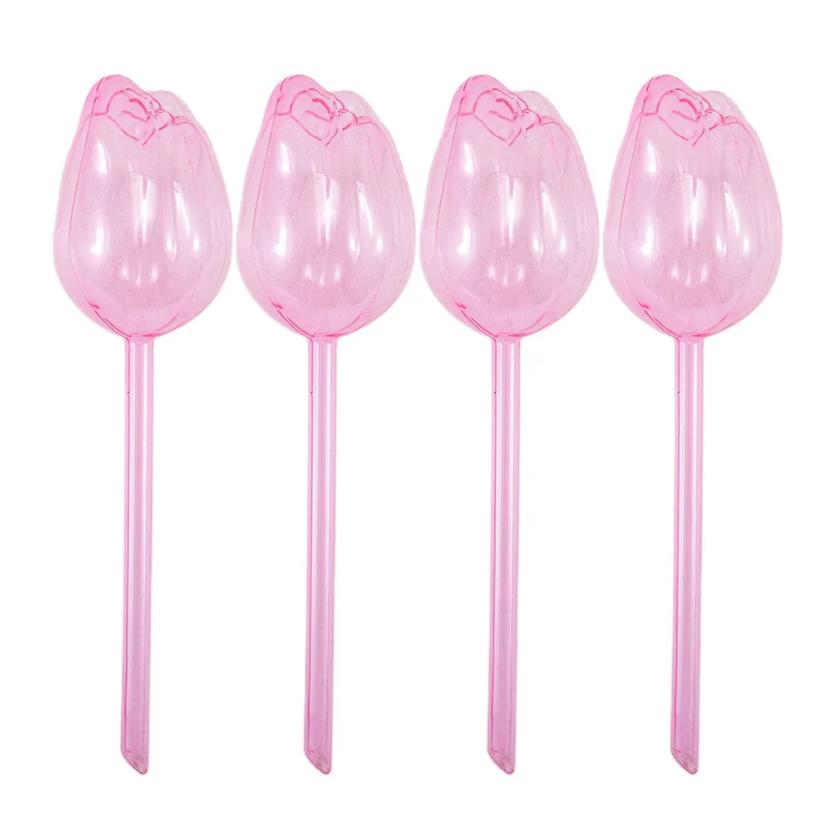 

Пластиковые приспособления для полива для выращивания цветов, капельный полив для комнатных зеленых растений, горшечных растений, автоматические приспособления для полива One Size розовый