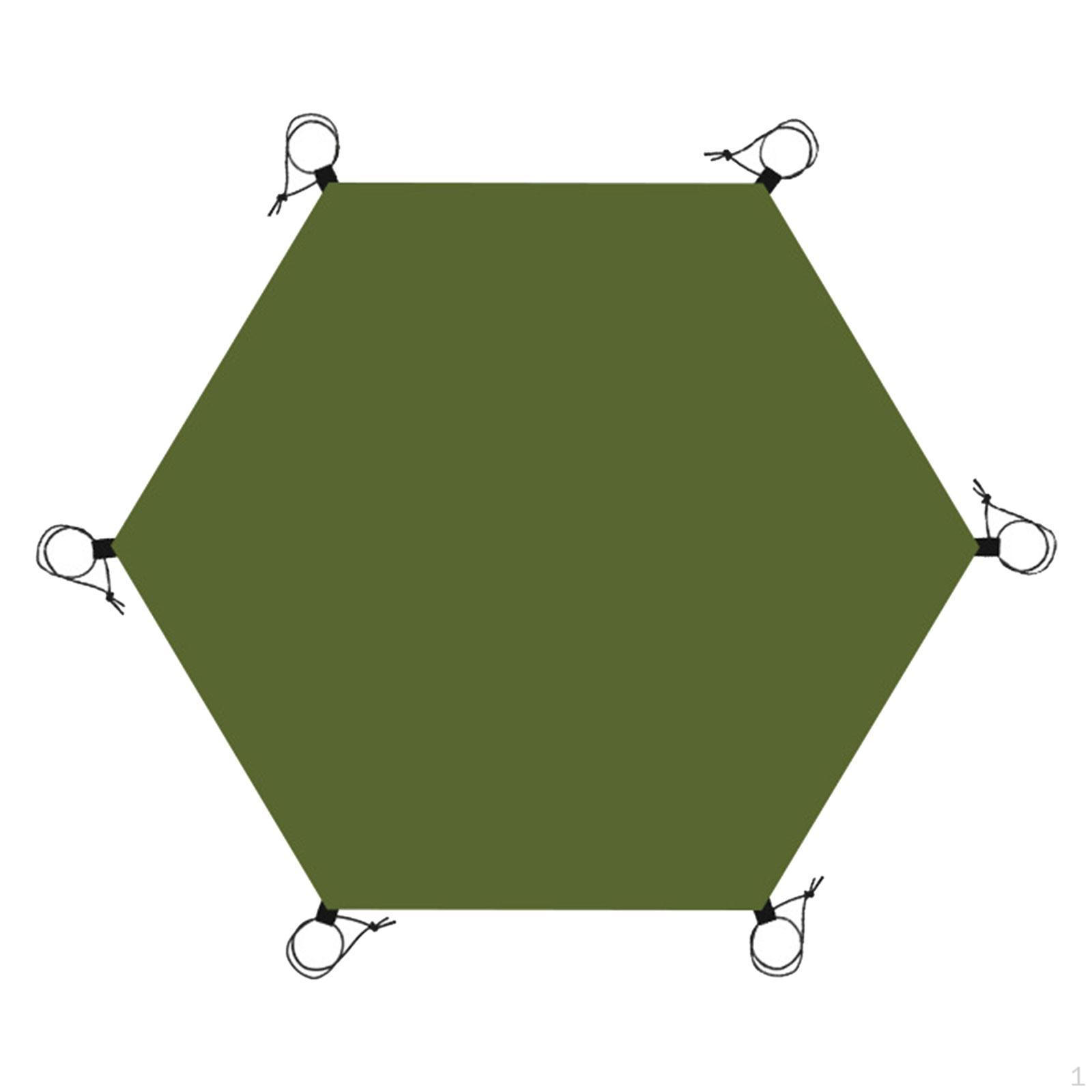 Шестиугольный туристический тент для приключений на природе No Tent Stakes