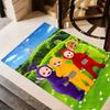 Teletubbies Friends Forever Floor Mat Design for Bedrooms Foyer Study Room Game Room Antislip Carpet Anime Office Decor Birthday/Christmas Gift