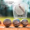Transparent Baseball Display Case with Stable Base Dustproof UV-Resistant Multifunctional Storage Box Baseball Holder